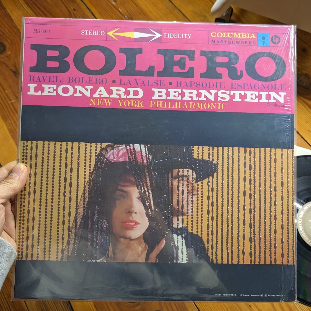 LEONARD BERNSTEIN Ravel: Bolero 1958 Vinyl LP Columbia MS 6011 still in shrink